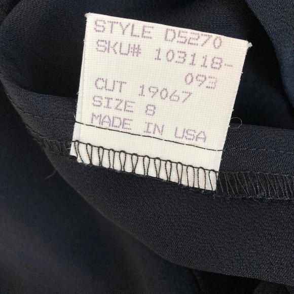 Vintage 1980's Flared Dress w Embellishments - Picture 14 of 15